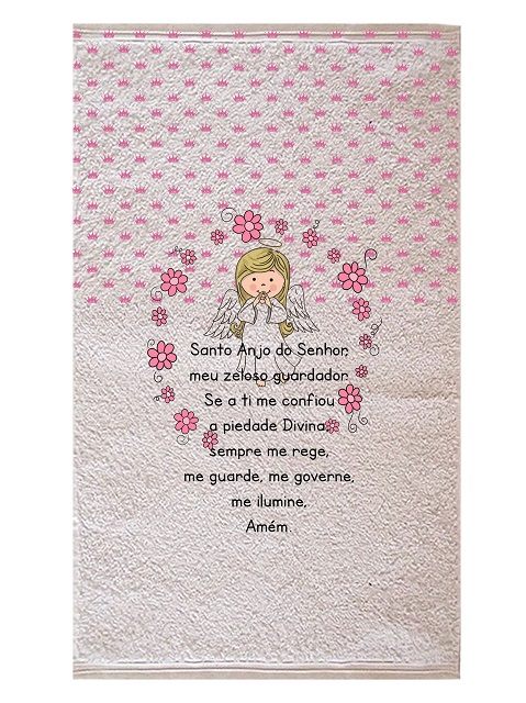 toalha-17218 toalhas Lavabo Moda Católica Anjo da Guarda