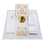 Conjunto de Alfaias Bordado Espirito Santo