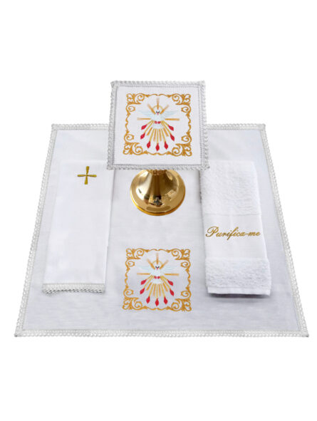 Conjunto de Alfaias Bordado Espirito Santo