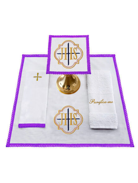 Conjunto de Alfaias Bordado JHS