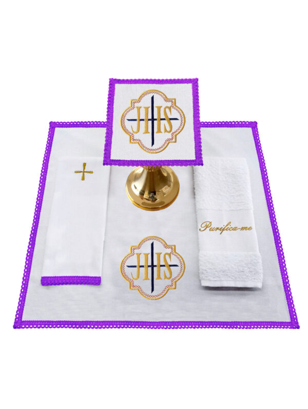 Conjunto de Alfaias Bordado JHS