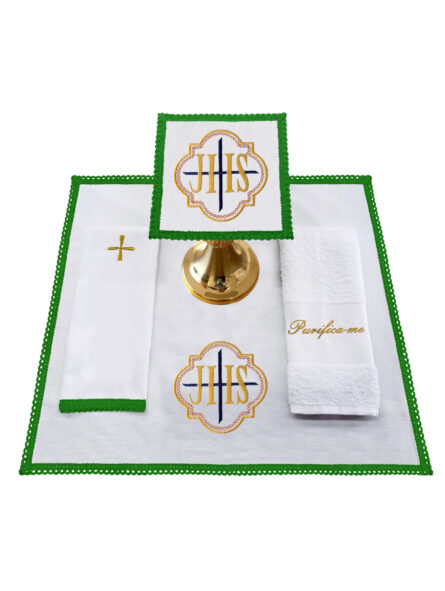 Conjunto de Alfaias Bordado JHS