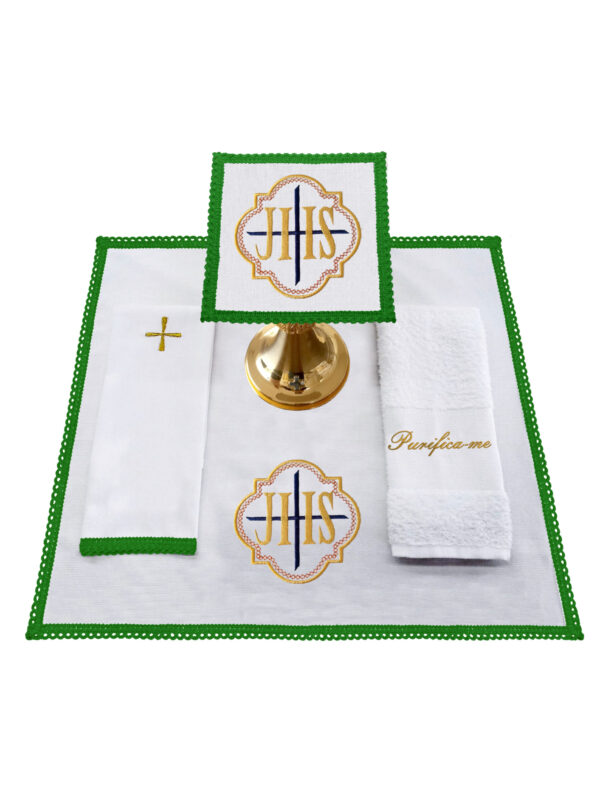 Conjunto de Alfaias Bordado JHS