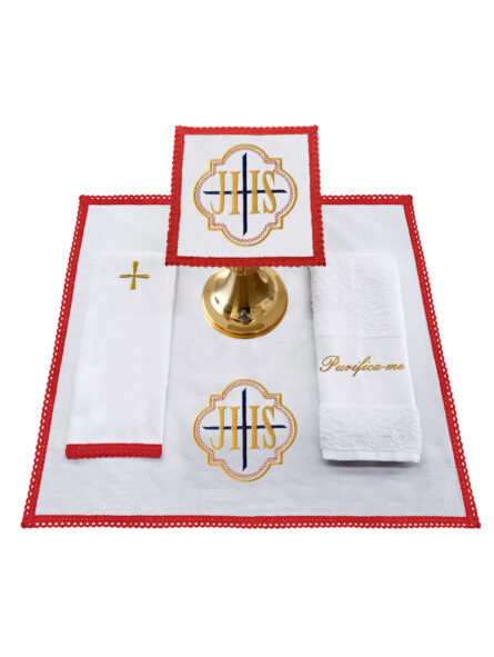 Conjunto de Alfaias Bordado JHS