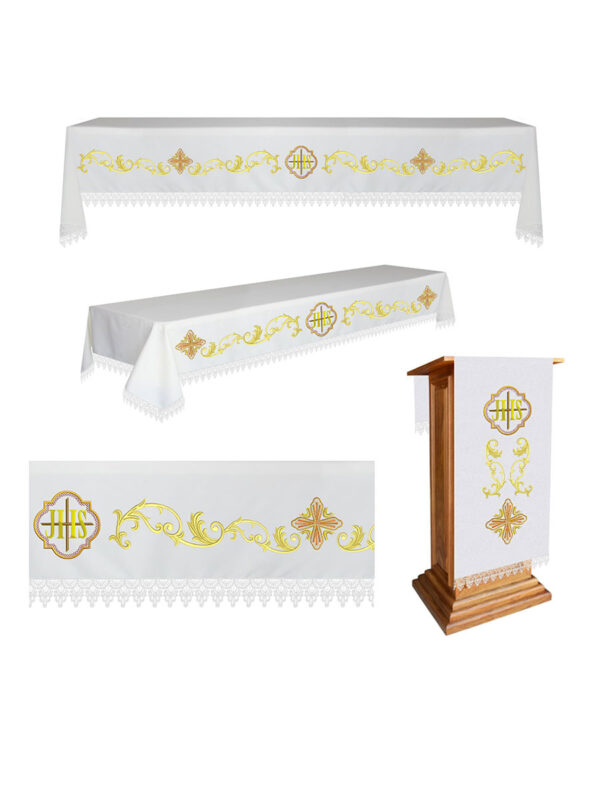 Kit 3 Pç Toalha Para Altar, JHS Kit 3 Peças Toalha de Altar, JHS