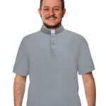 Camisa Clerical Cinza Paramentos
