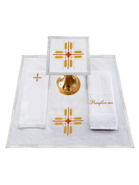 CONJUNTO DE ALFAIA CRUZ COM TRIGOS