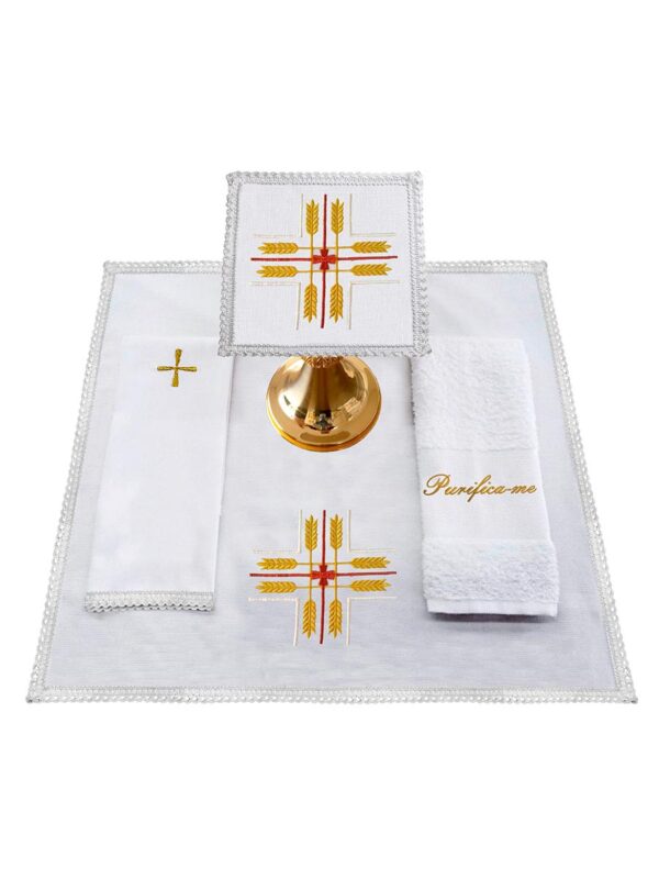 CONJUNTO DE ALFAIA CRUZ COM TRIGOS CONJUNTO DE ALFAIA CRUZ COM TRIGOS