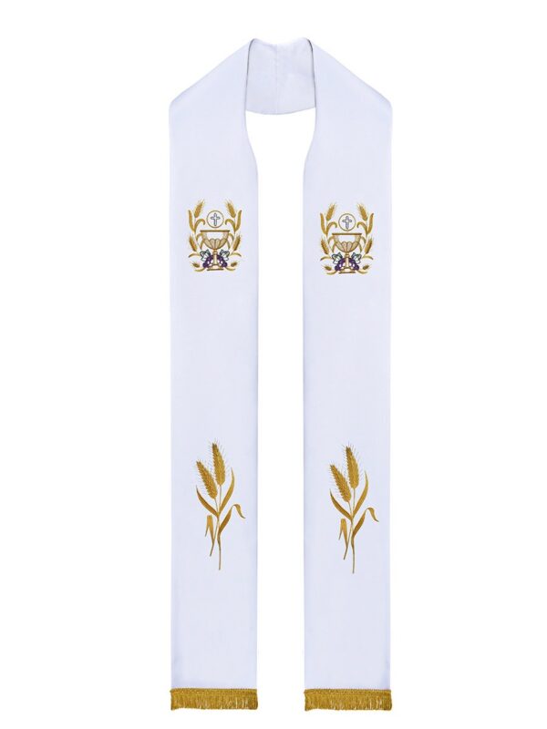 Estola Sacerdotal - Bordado Cálice Estola Sacerdotal - Bordado Cálice