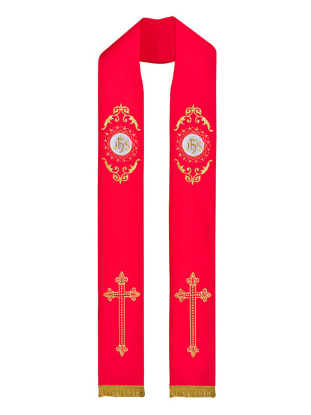 Estola Sacerdotal - Bordado JHS