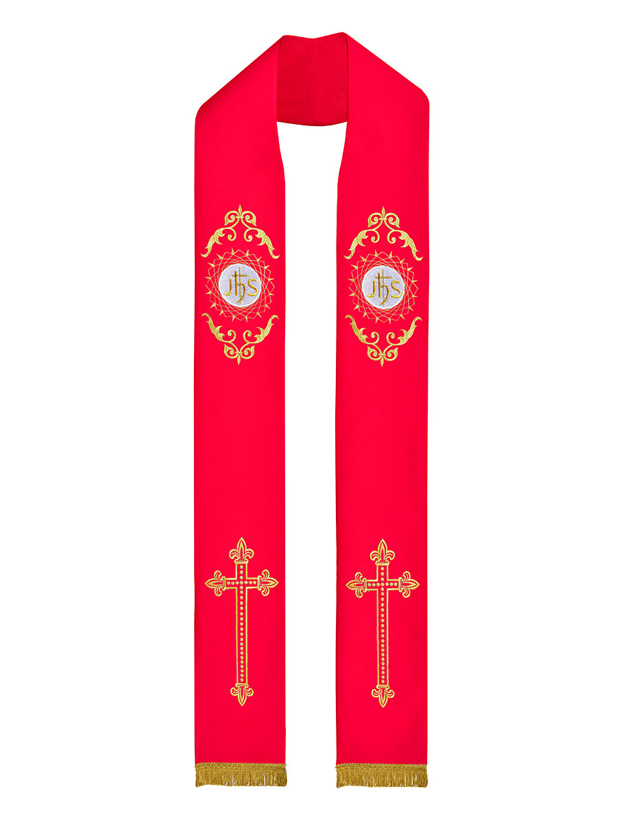 Estola Sacerdotal - Bordado JHS