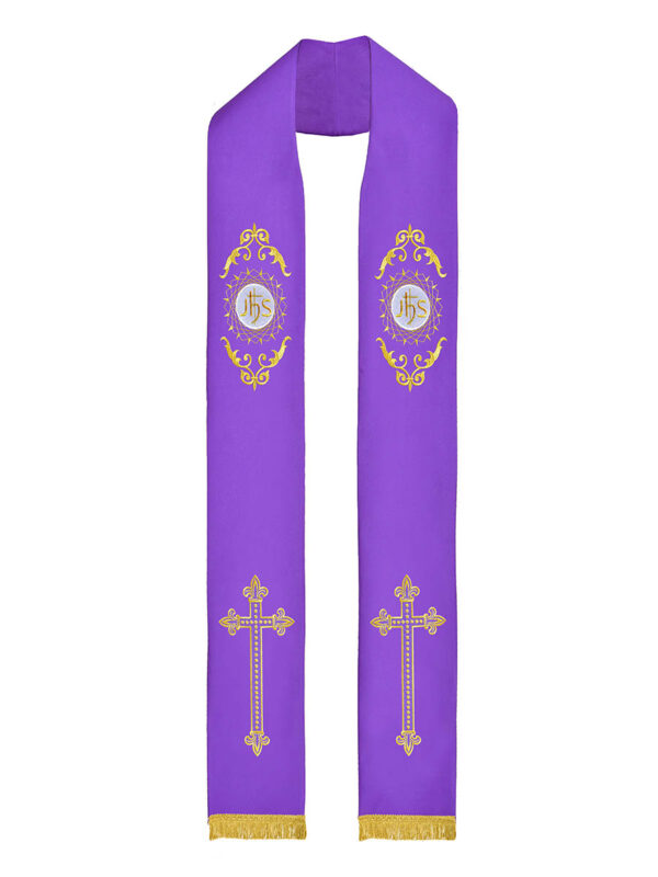 Estola Sacerdotal - Bordado JHS