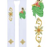 Estola Sacerdotal - Bordado Santa Luzia