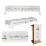 Kit 3 Pç Toalha Para Altar, Cálice