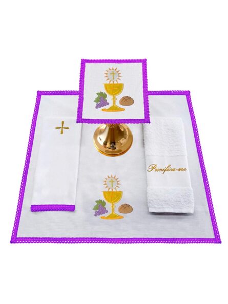 Conjunto de Alfaias Bordado Cálice 106