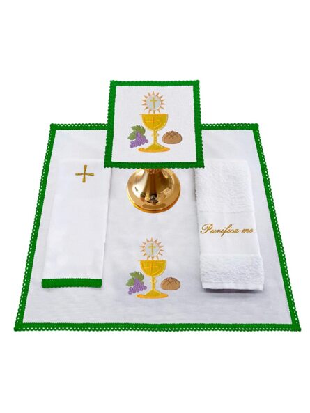 Conjunto de Alfaias Bordado Cálice 106