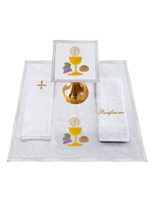 Conjunto de Alfaias Bordado Cálice 106 Conjunto de Alfaias Bordado Cálice 106